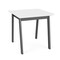 Lesro Newport End Table, 20 in W, 20 in L, 20 in H, Arctic NP0621 - alternate 2